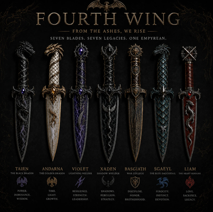 Fourth Wing – The Complete Fantasy Collector’s Dagger Set